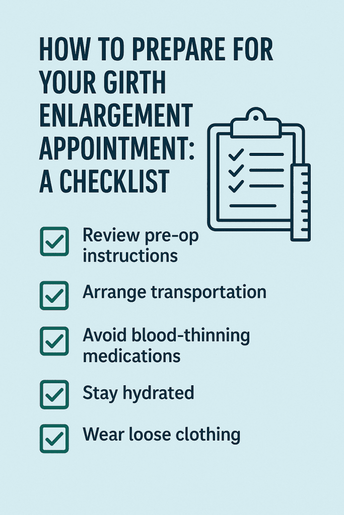 prepare for girth enlargement