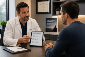 circumcised girth enhancement, uncircumcised penile enhancement, penile filler treatment, girth enhancement anatomy, non-surgical enlargement